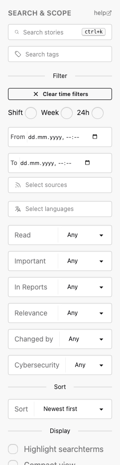 Assess filter lists
